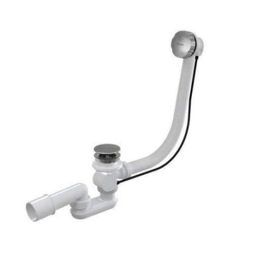 Sifons, Bathtub siphon with overflow 800-  Chrome